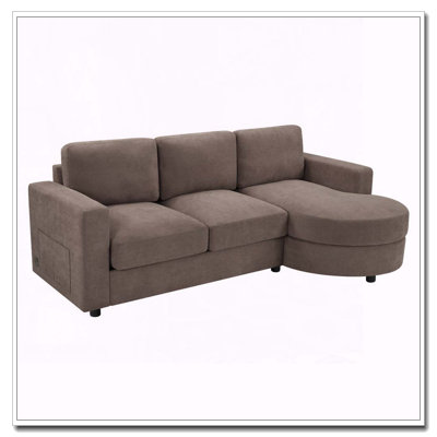 84.6" L-shaped Sofa Couch