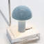 Lampe de table à DEL portative à champignon 3 "à 3 voies Argent et rechargeable Argent Celia-1885704262