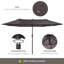 Brylan 460cm X 270cm Rectangular Market Parasol-469623933