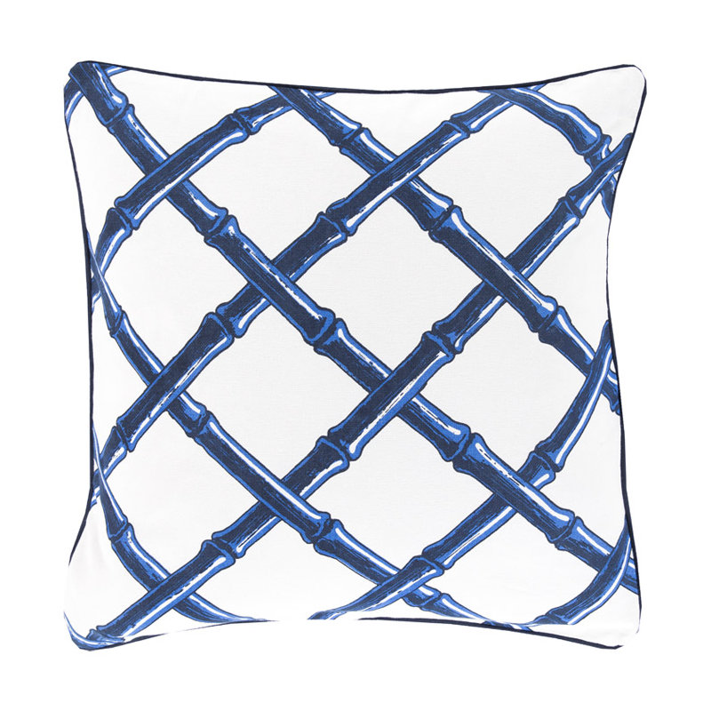 Coussin décoratif en coton, Menthe, Duvet