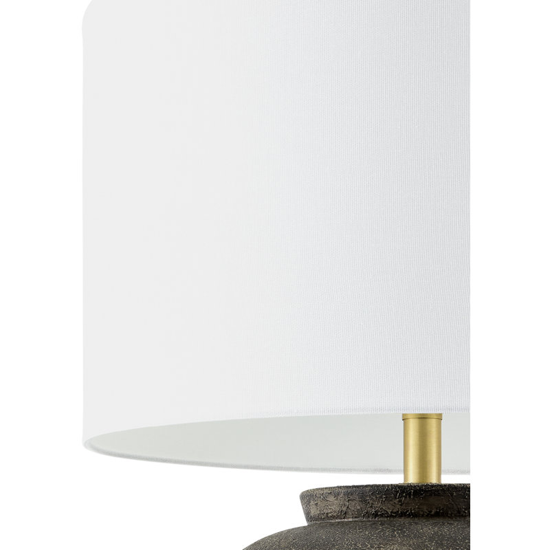 Lexcie Table Lamp, Charcoal