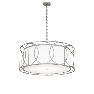 Luminaire suspendu tambour 4 lumières Cilindro