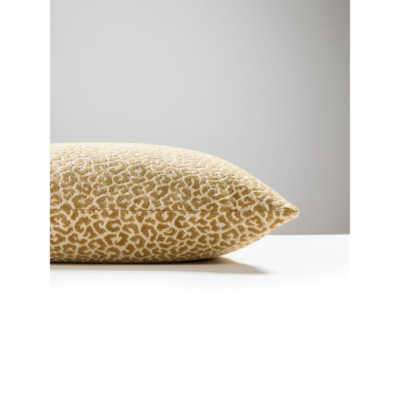 Wild Glamour Lumbar Pillow Cover & Insert, Camel, 14"H x 22"W, Rectangular