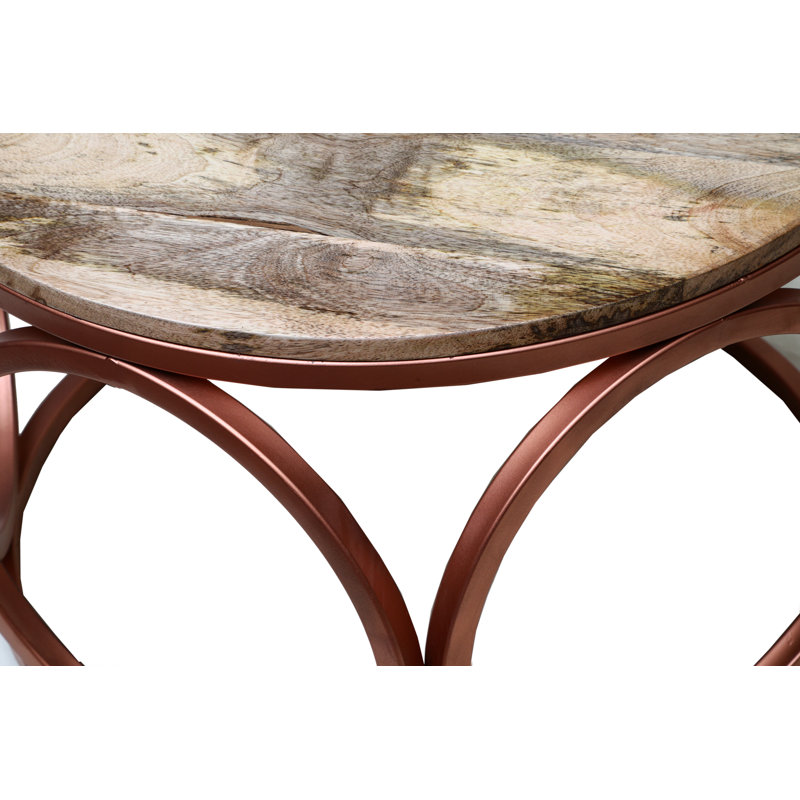 Dupree Frame Coffee Table, Copper
