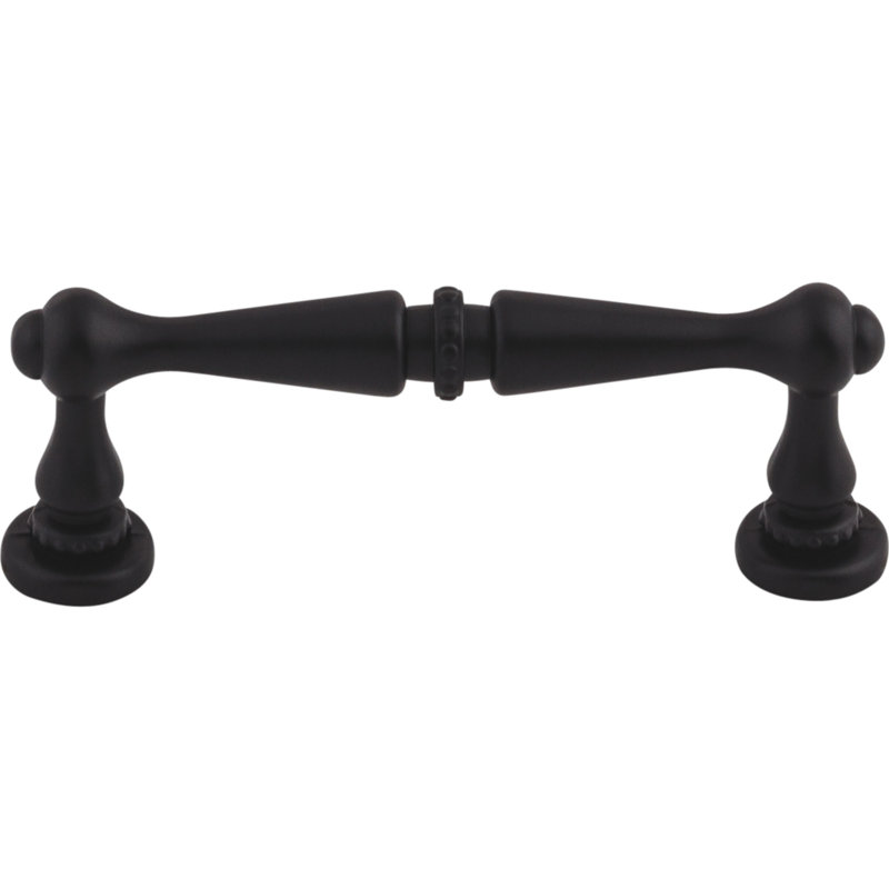 Edwardian 3" Center to Center Bar Pull, Black