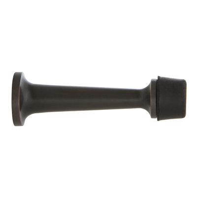 Rubber Tipped Brass Baseboard Stop