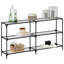 Console Table With Glass Top Steel-588766941-588766930