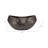 Sculptural Open Cut Oval Ceramic Decorative Bowl for Kitchen Area - Modern Home Decor Accent Bowl for Dining Table - 18", Bronze & Copper