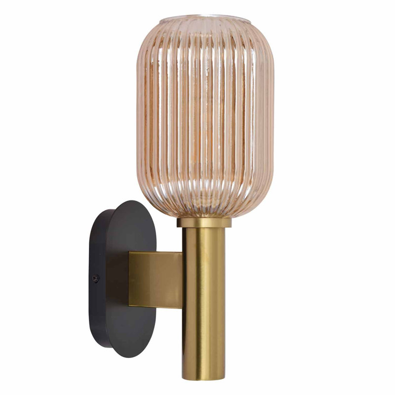 Alyia Steel Wallchiere, Amber Glass