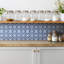 Ceceilia 30 x 30cm PVC Tile in Blue