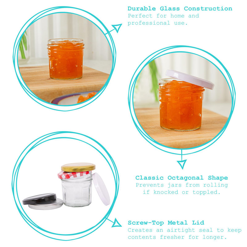 Glass Jar - Set of 12
