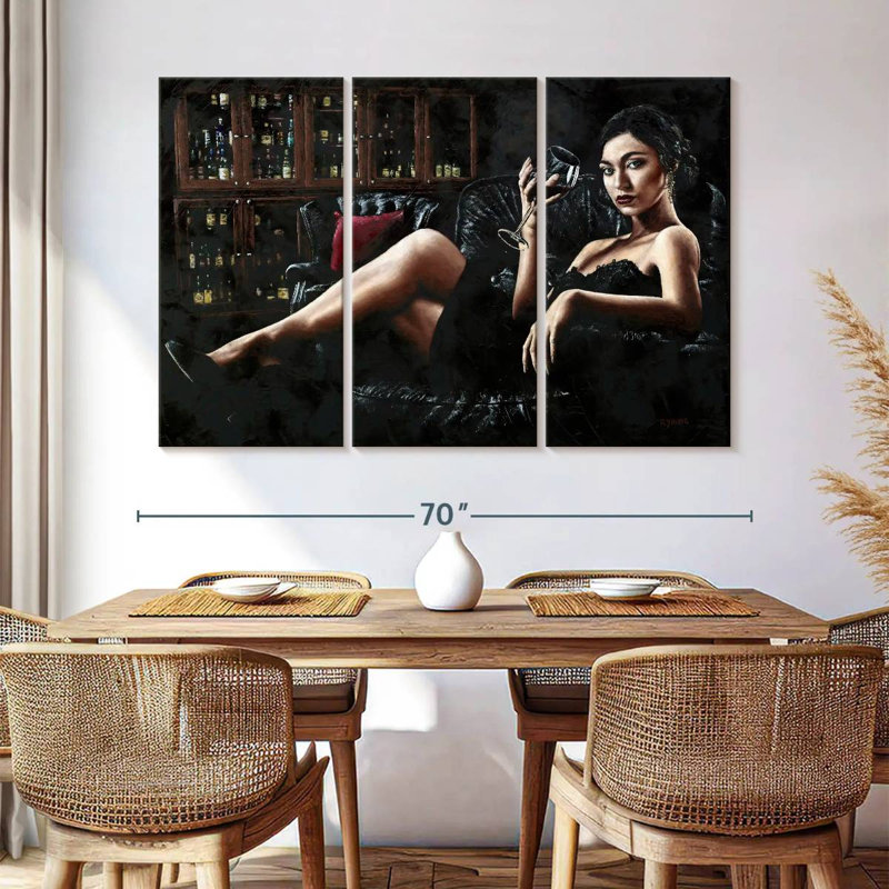 Leisha After Dinner, 42" H x 65" W