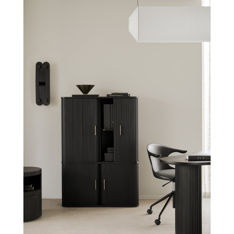 Roller Max Solid Wood File Cabinet