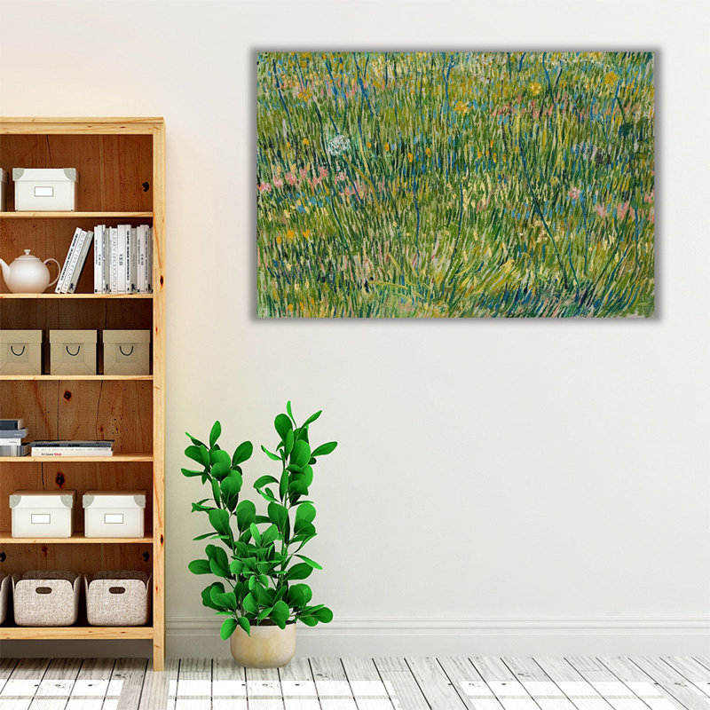Patch of Grass, 1887 - Canvas Print Wall Art, 20" H x 30" W