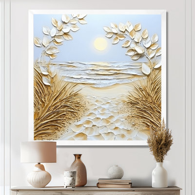 Beachside Dunes - Art mural plage et océan