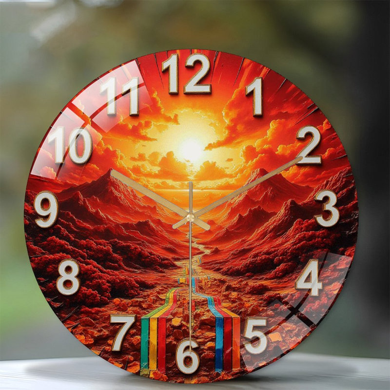 Horloge murale Sunset