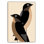 «Geometric Blackbird Duo», art mural sur toile tendue