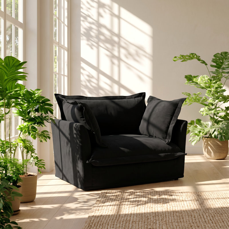 Fauteuil en chenille l 49,01 po x P 33,07 po x H 34,64 po Urban Ins