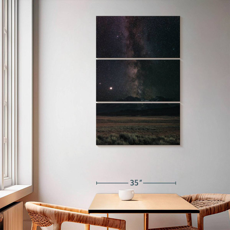 Oberle Milky Way In Sawtooth Mountains, 65" H x 42" W