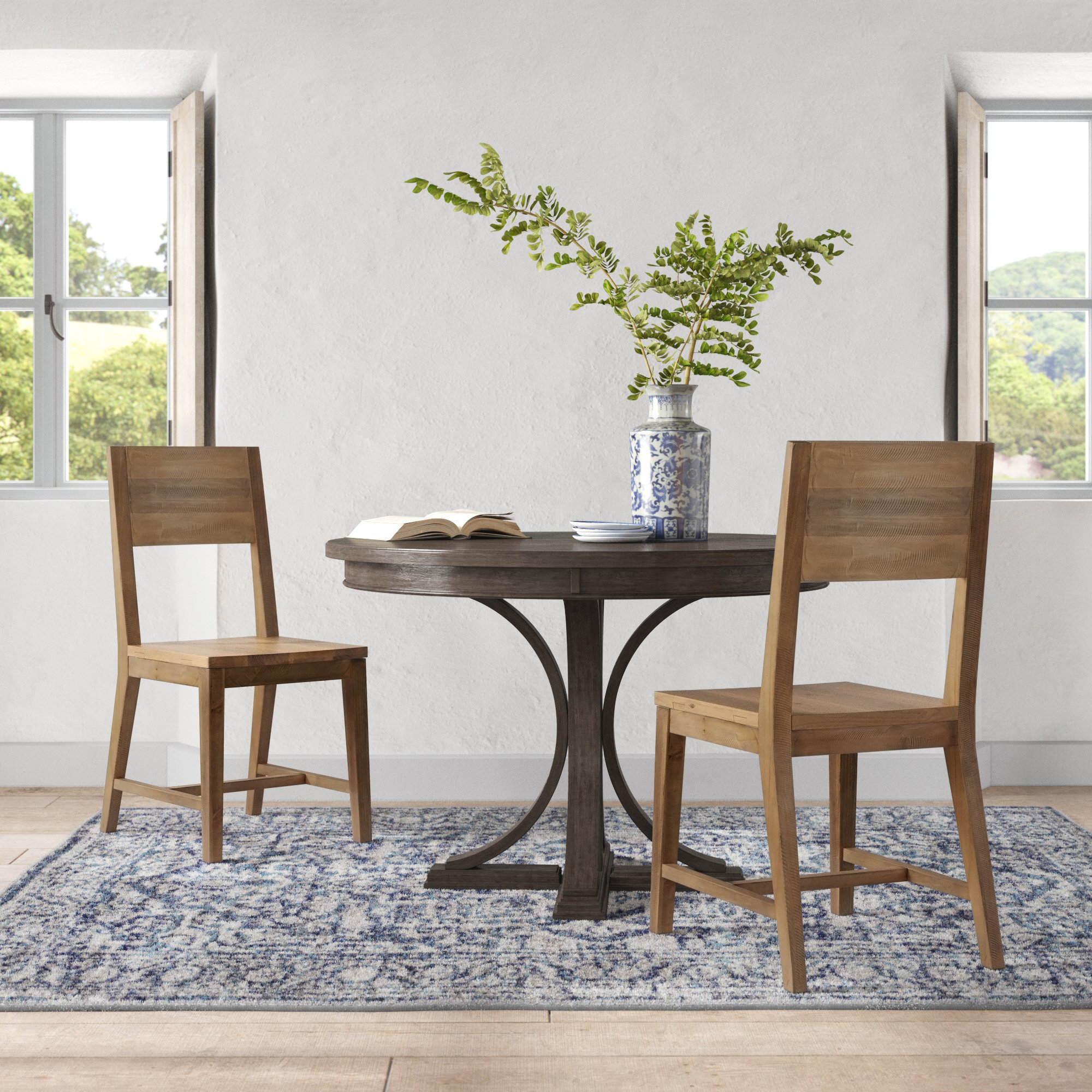 Lafond Solid Wood Side Chair, Natural