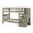 Ahmia Solid Wood Twin Over Twin Bunk Bed with Stairs and Drawers-1703002855