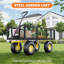 Chariot de jardin robuste en acier, chariot de jardin 3 en 1-117286206