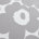 Gray/White Floral