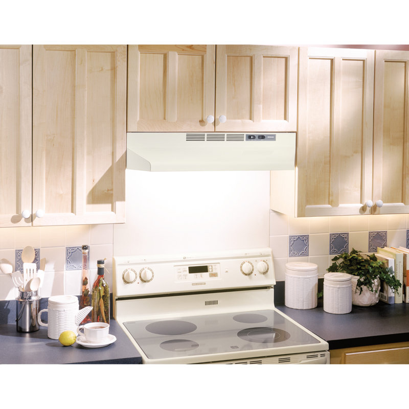 Broan-NuTone 21 " W Steel Ductless (Non-Vented) Under Cabinet Range Hood with Charcoal Filter