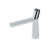 Blanc/chrome