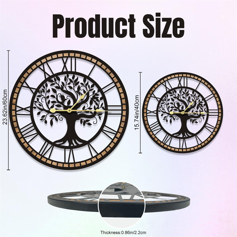 Metal Wall Clock