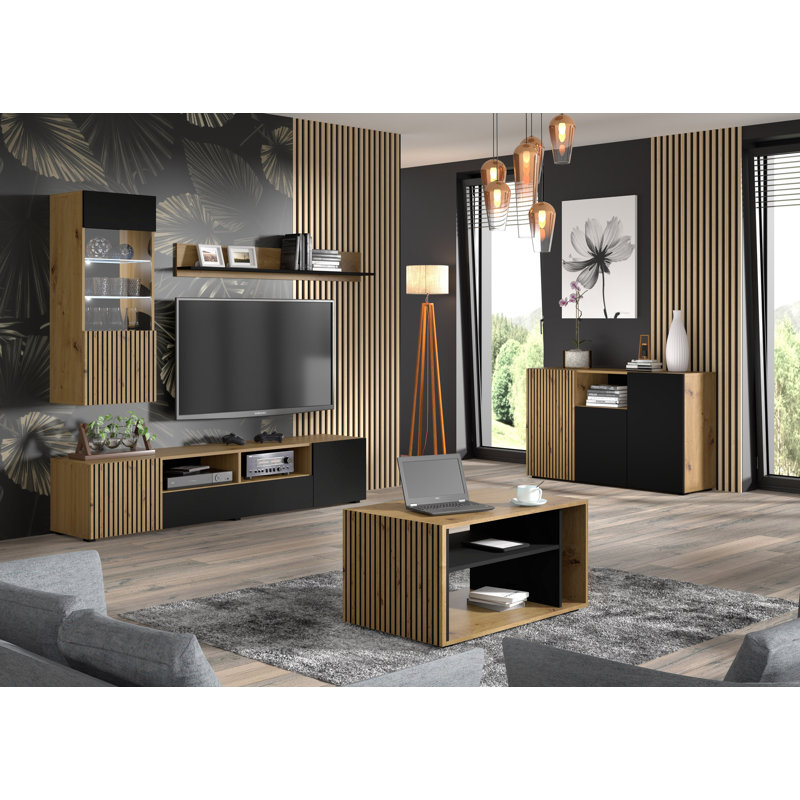 Wiltrude Block Coffee Table with Storage