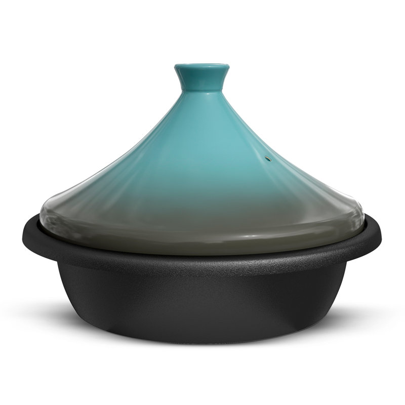 Tajine marocain, fonte, 3,3 pte, Bleu