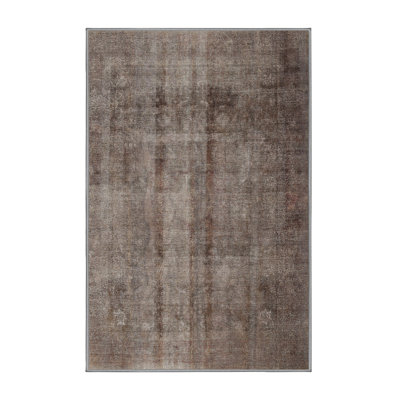 Tapis brun/gris traditionnel McTeer