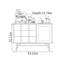 Commode décorative rétro exquise-308699415