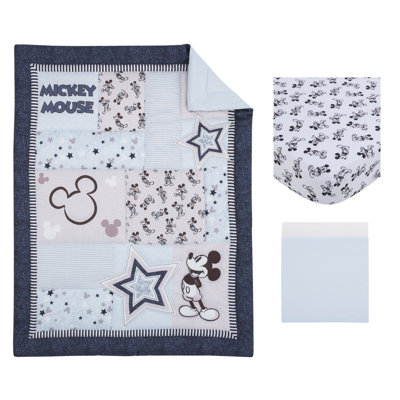 Nojo Disney MickeyMouse 3 Piece Crib Bedding Set
