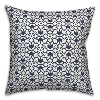 Kojiro Polyester Throw Square Indoor/Outdoor Pillow Cover & Insert -  Designs Direct Creative Group, 7715-BM
