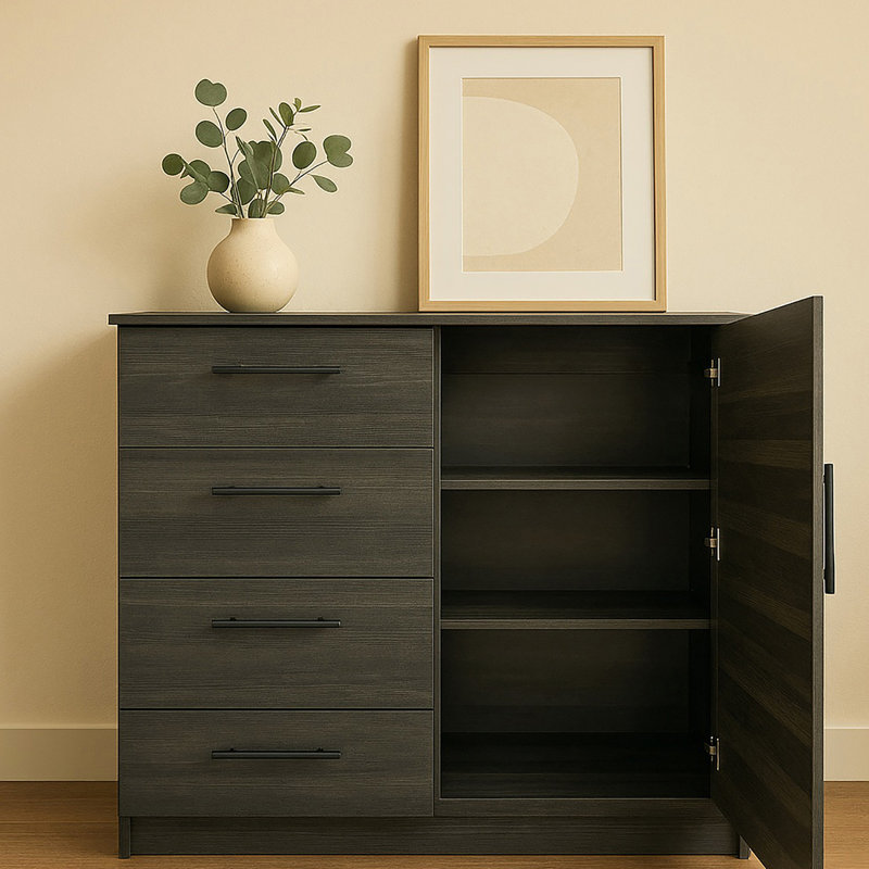 Commode pour homme Robin, Gris, Gris