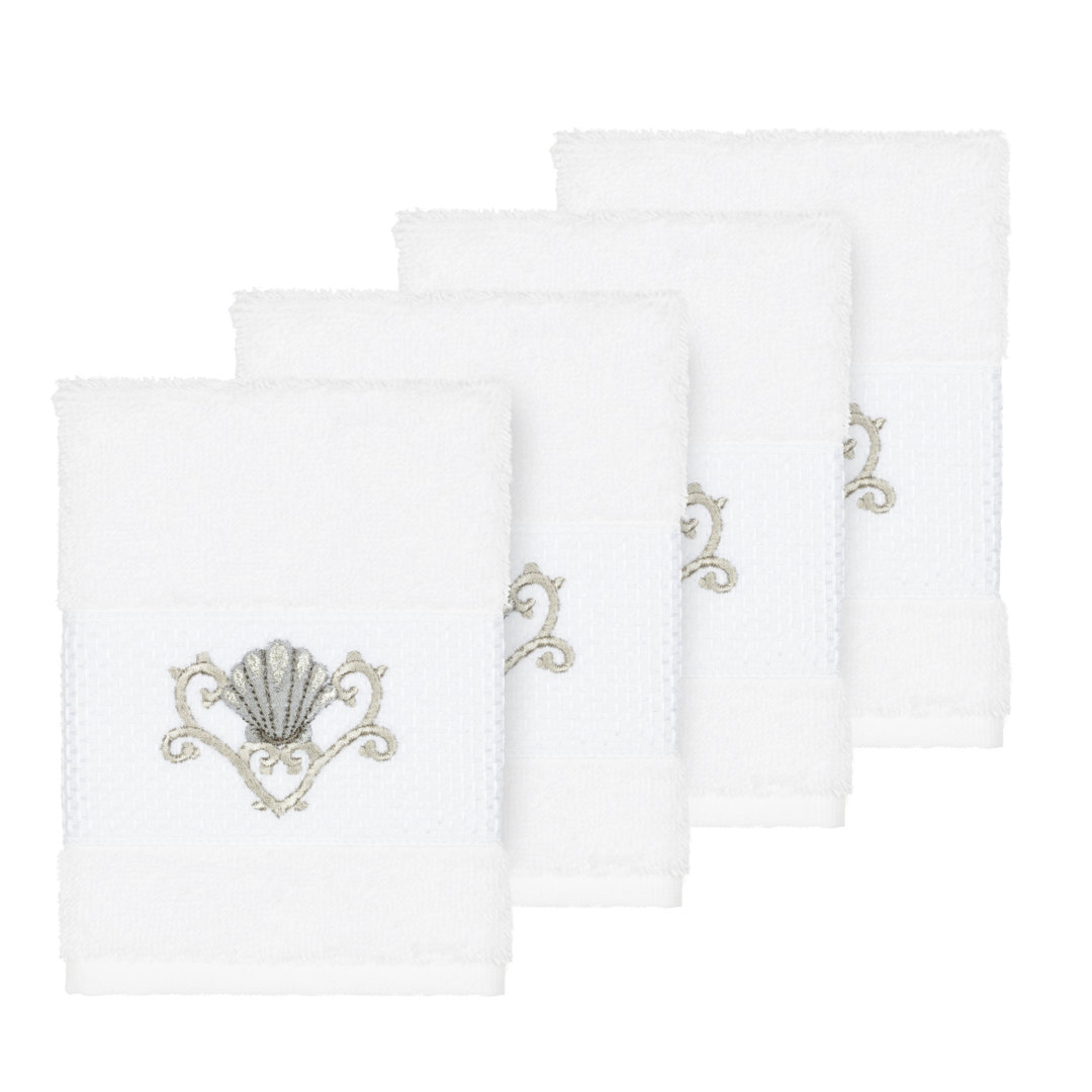 Bella Turkish Cotton Washcloth (Set of 4) Linum Home Textiles