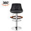 Tabouret de bar rotatif à hauteur ajustable Leoler