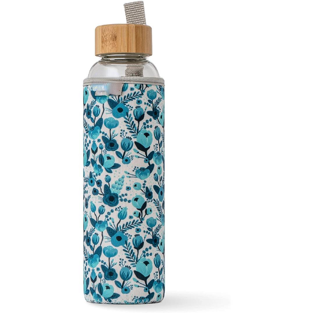 Orchids Aquae 19oz. Glass Wide Mouth Water Bottle