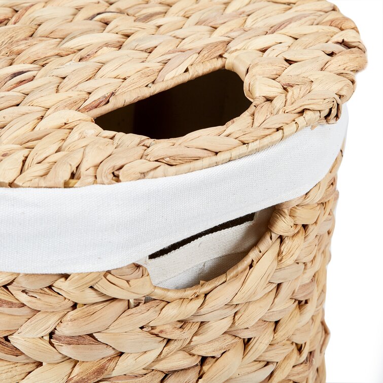 Buy Natural Wicker Laundry Hamper Basket from Next USA