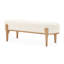 Camellia Field Upholstered Bench