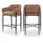 Tissu de polyester cognac est en rupture de stock
