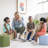 ECR4Kids SoftZone Toddler Modular Stool Seating Set, Classroom Furniture, 6-Piece-101833704