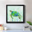 Sea Turtle Swim II - peinture sur toile encadrée-546749692-546749695