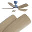 Ventilateur de plafond moderne à 3 pales et à intensité variable à 3 pales 42 po avec télécommande Rita