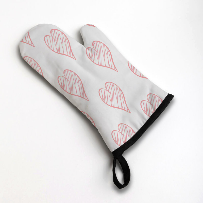 Couvre-lit en coton Minimal Heart Glow