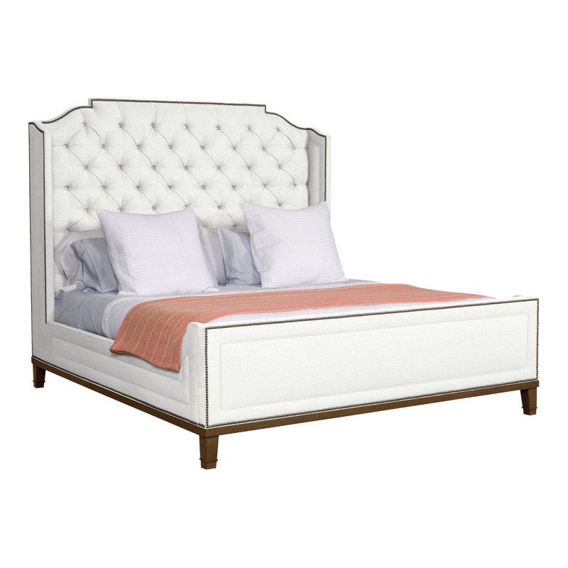 Michael Weiss Queen Glenwood Bed, Casa Blanca, Kempsey Sheepskin, Yes