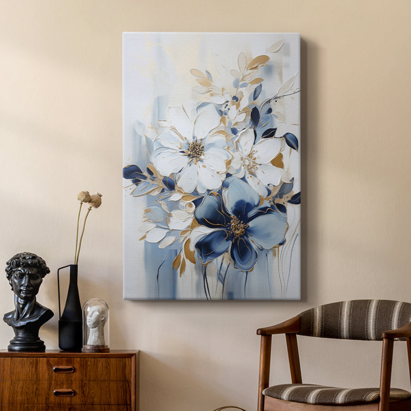 FLORAL Series CCLxxIV - Galerie Cavas sur mesure, H 12 po x l 8 po
