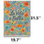 Tapis floral La Vita È Bella
